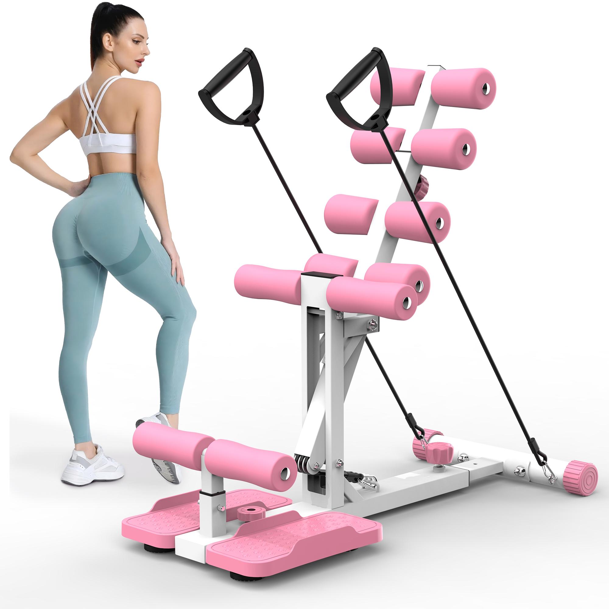 Deep Squat Machine, Glutes Trainer Machine, Core & Leg Exercise, Push Up Workout Equipment at Home Gym