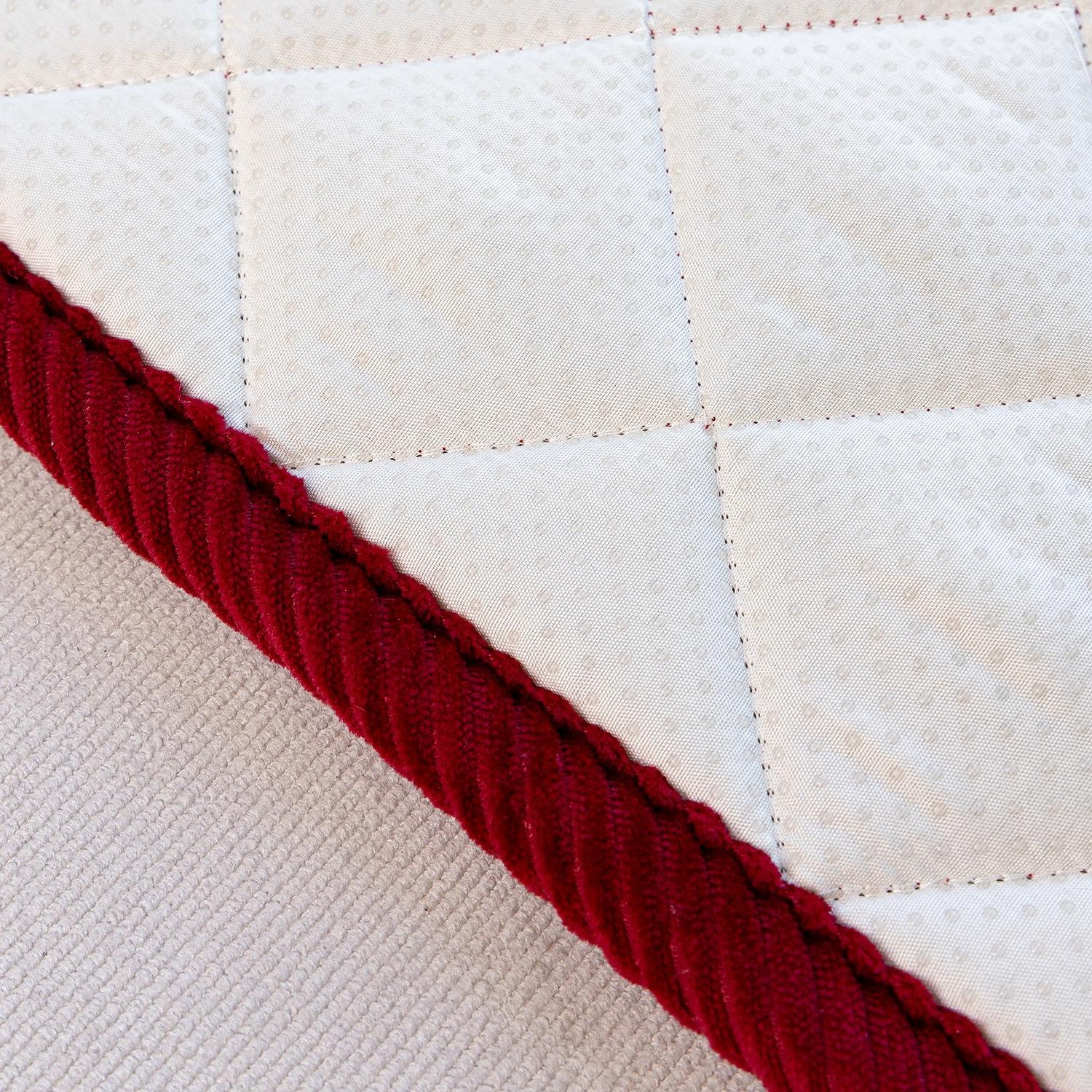 1pc Single Solid Color Bubble Velvet Sofa Pad, Soft Skin-Friendly Material, Pet-Friendly Anti-Slip Design, Machine & Hand Washable, Fits Single to Five-Seater Sofas