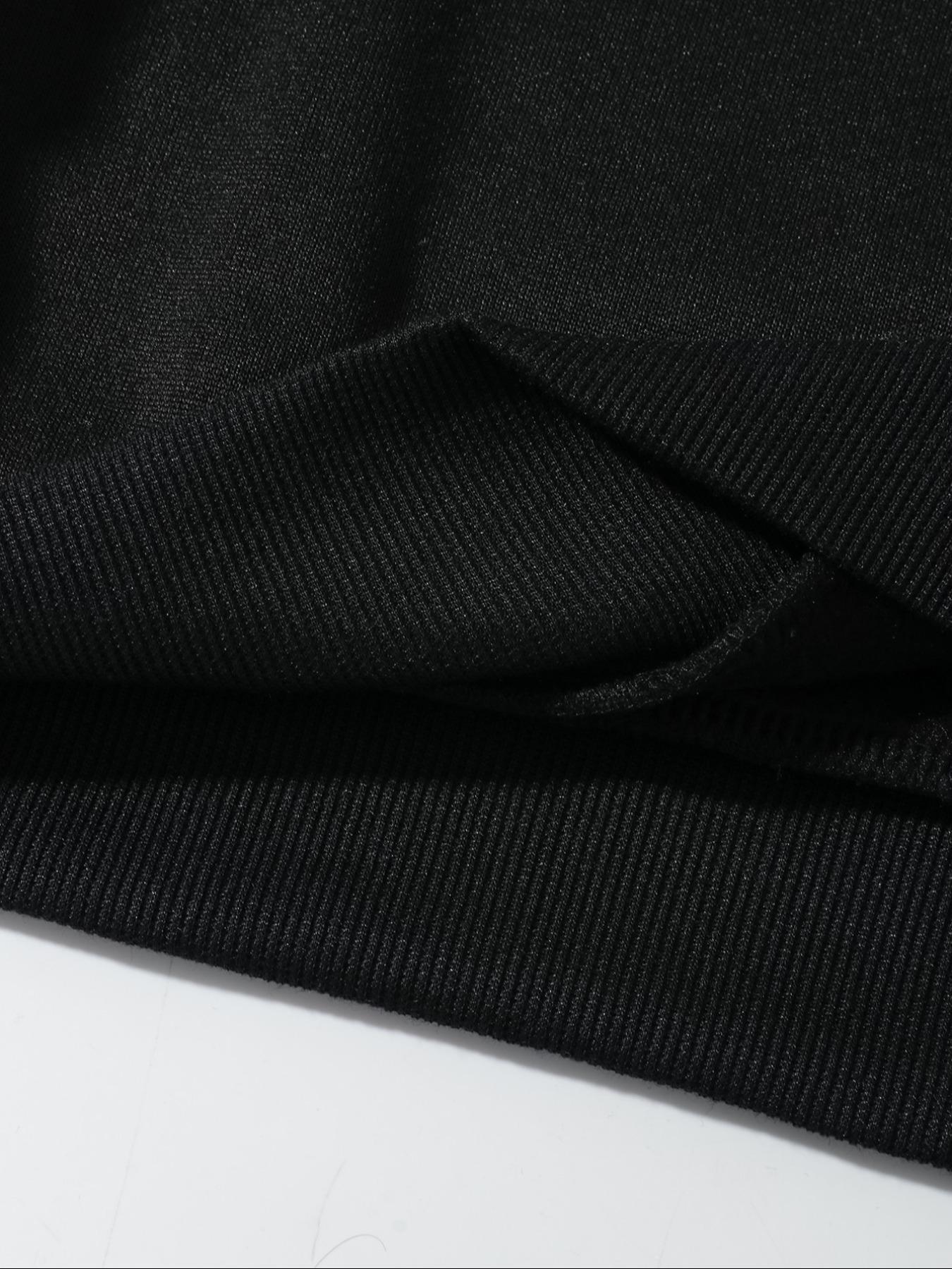 Tommy Pattern Print Long Sleeve Casual Loose Fit Pullover Sweater for Women, Fall & Winter Round Neck Fitted Style