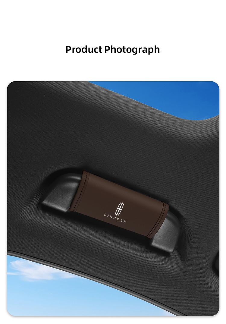 Car Roof Handle Protective Cover Pull Gloves Interior Accessories For Lincoln Navigator Continental Nautilus Aviator MKZ MKX MKC MKT MKS Corsair Mark E