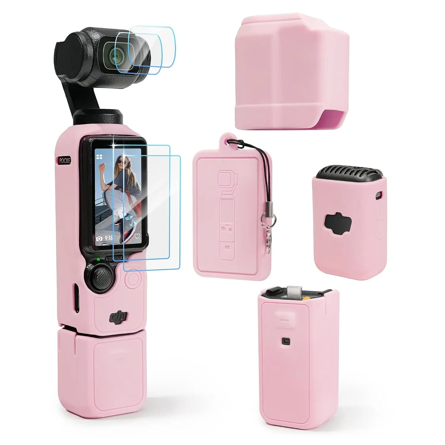 Case for DJI Osmo Pocket 3 / Xtra Muse Camera - Pink