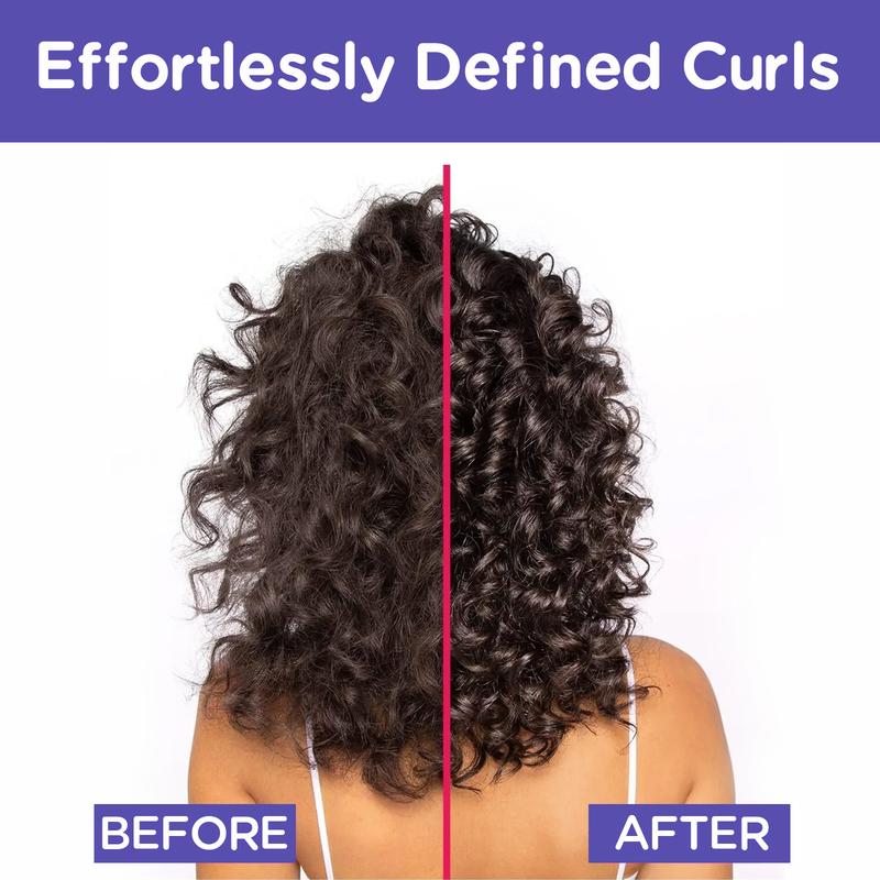 【Upgrade version】5-in-1 Curl Brush: Smooth, Frizz-Free Hair. Vent Design for Easy Detangling & Styling. Less Pulling. For Men & Women, Wet or Dry Hair.