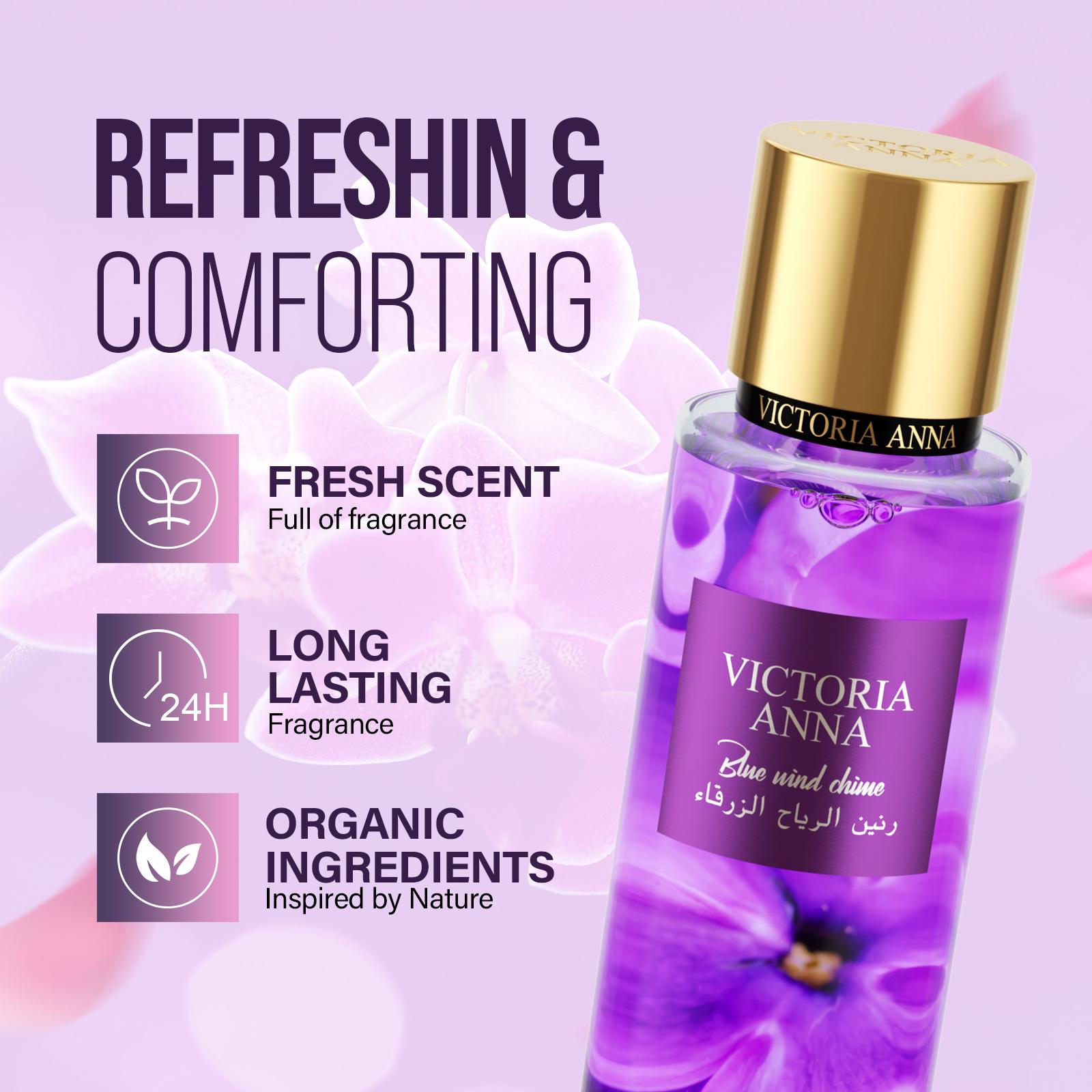 Blue Wind Chime Perfume 250ml Top Notes (Juicy blackcurrant) Middle Notes (Woody lris) Base Notes (Mellow patchouli)