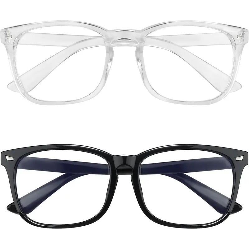 Blue Light Blocking Computer Glasses - Anti Eyestrain Eyewear with UV Protection, Unisex Everyday Eyewear for Indoor Recreation Sports & Outdoor Leisure Use, Bluelight Fashion Glasses
