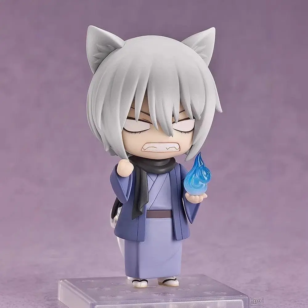 New Q Version #2443 Kamisama Love Anime Tomoe Figures White Fox Decoration Statue Collection Movable Model Doll Set Toy Gift