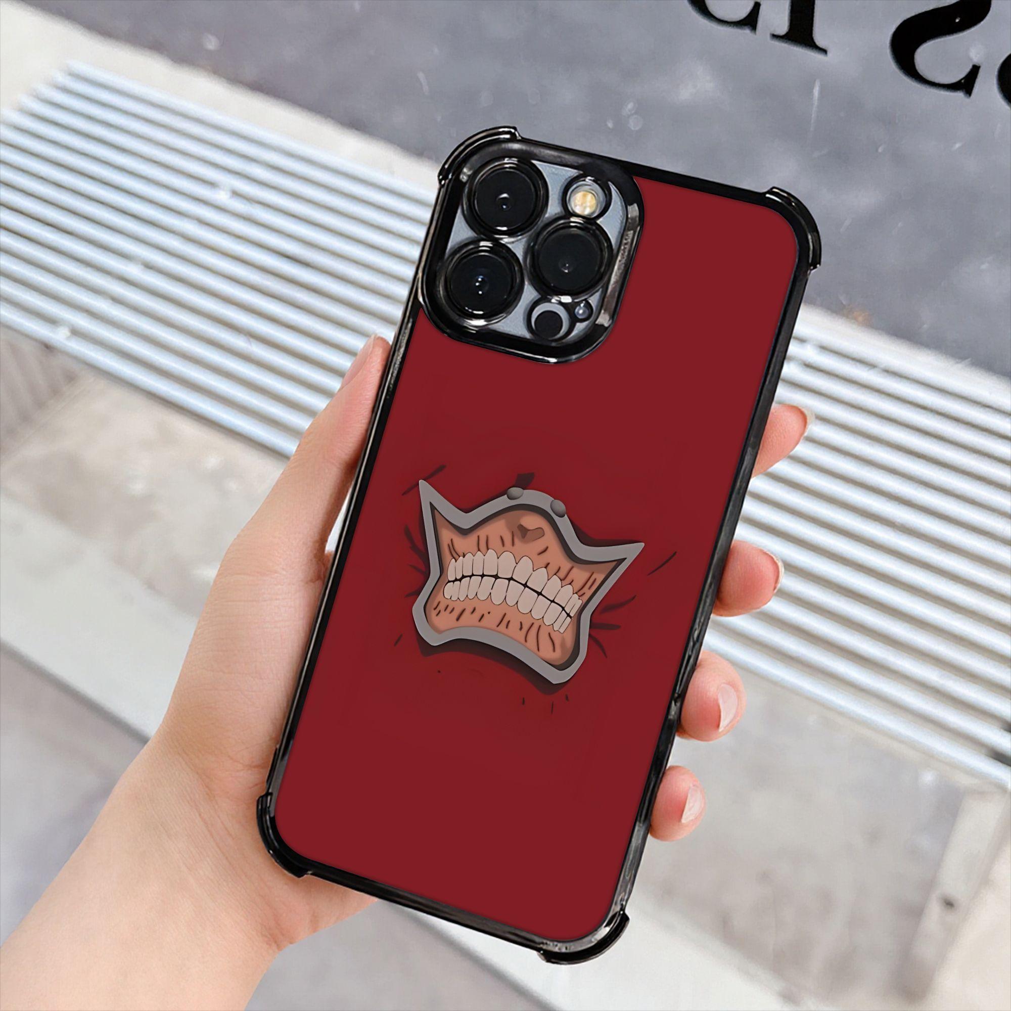 Phone Case - One Dorohedoro Shin Phone Case Featuring an Electroplating Process, Designed for Protection with Reinforced Cushioning And Collision Prevention, Compatible with Various Iphone Including 17, 16, 15, 14, And 13 Pro Max