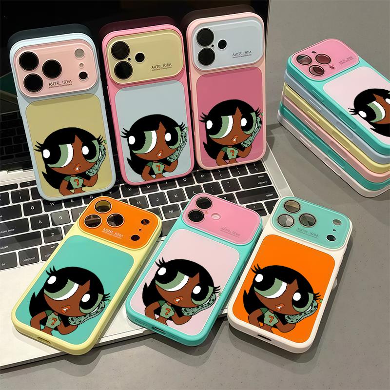 Silicone Shockproof Protective Phone Case for iPhone Series (13-17 Pro Max), Multi-Model Cool Black Skin Green Eyes Blossom Design, Full Coverage with Camera Shield, Ideal Gift