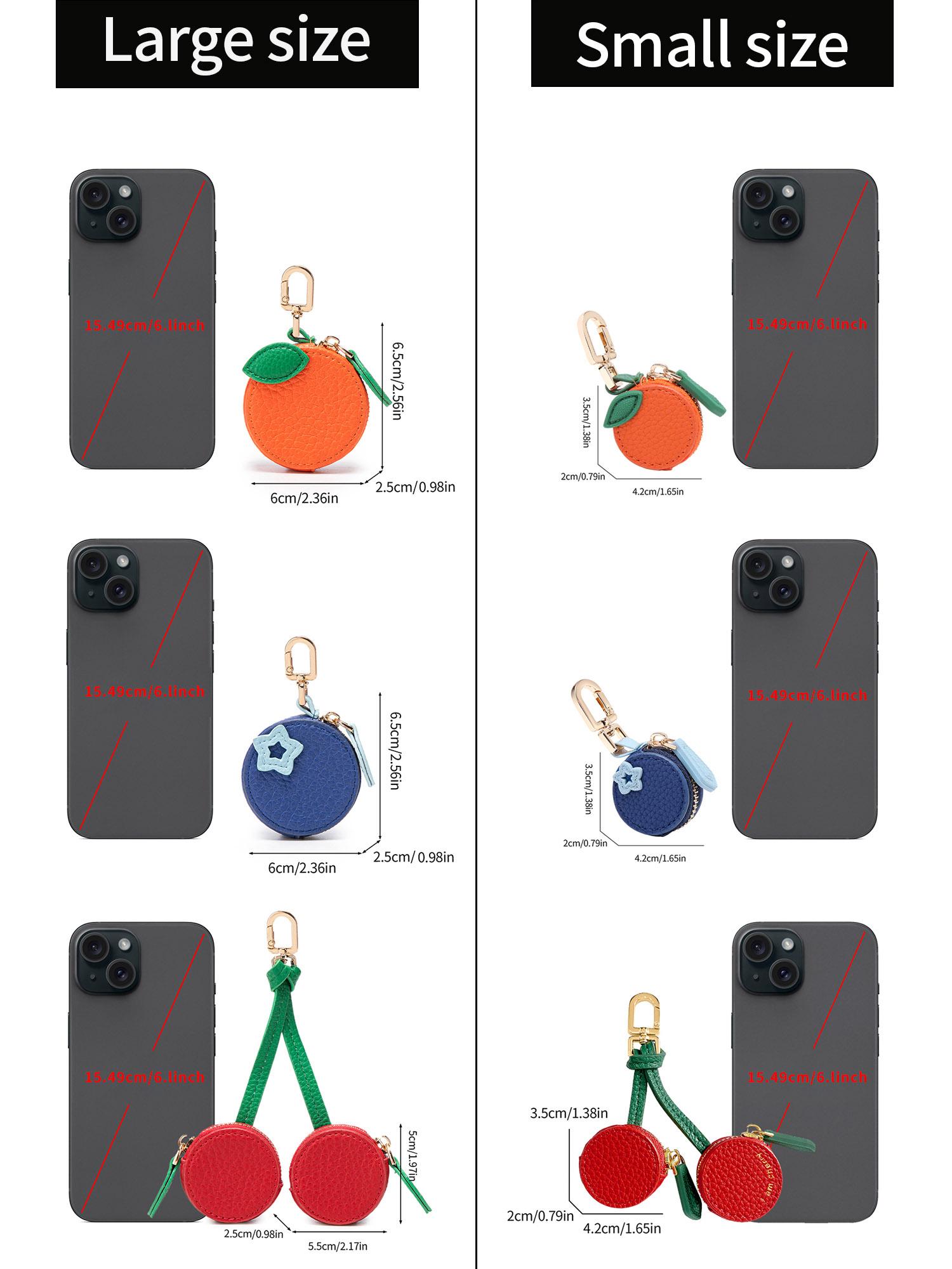 Cute Fruit Bag Charm Keychain Set, Keychain Bag Pendant, Multiple Combinations,Multiple combination clothes, sisters sharing clothes, Perfect Gift for Sisters, Suitable for Bags & Backpacks, All-Season Style