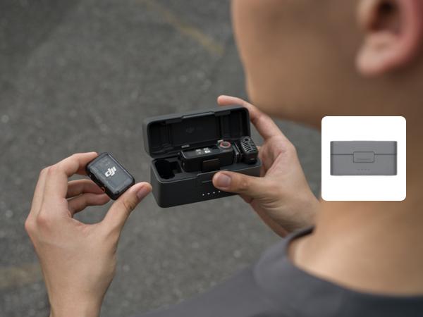 DJI Mic 2 Clip On Cordless Mics with High-Quality Audios for iPhone, Camera, Android, Ultralight Design, Adaptive Gain, Intelligent Noise Cancelling, Dual Band Anti-Interference, 32-bit Float Internal Recording, Vlog, Livestream, Clip On Mic