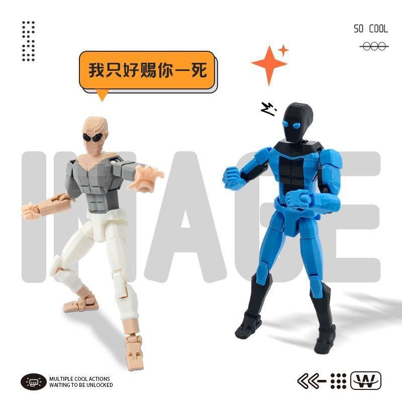 Invincible Mark Lucky 13 Multi Joint Movable Action Figure Diy Assembled Collectible Toy For Adult Holiday Surprise Gift