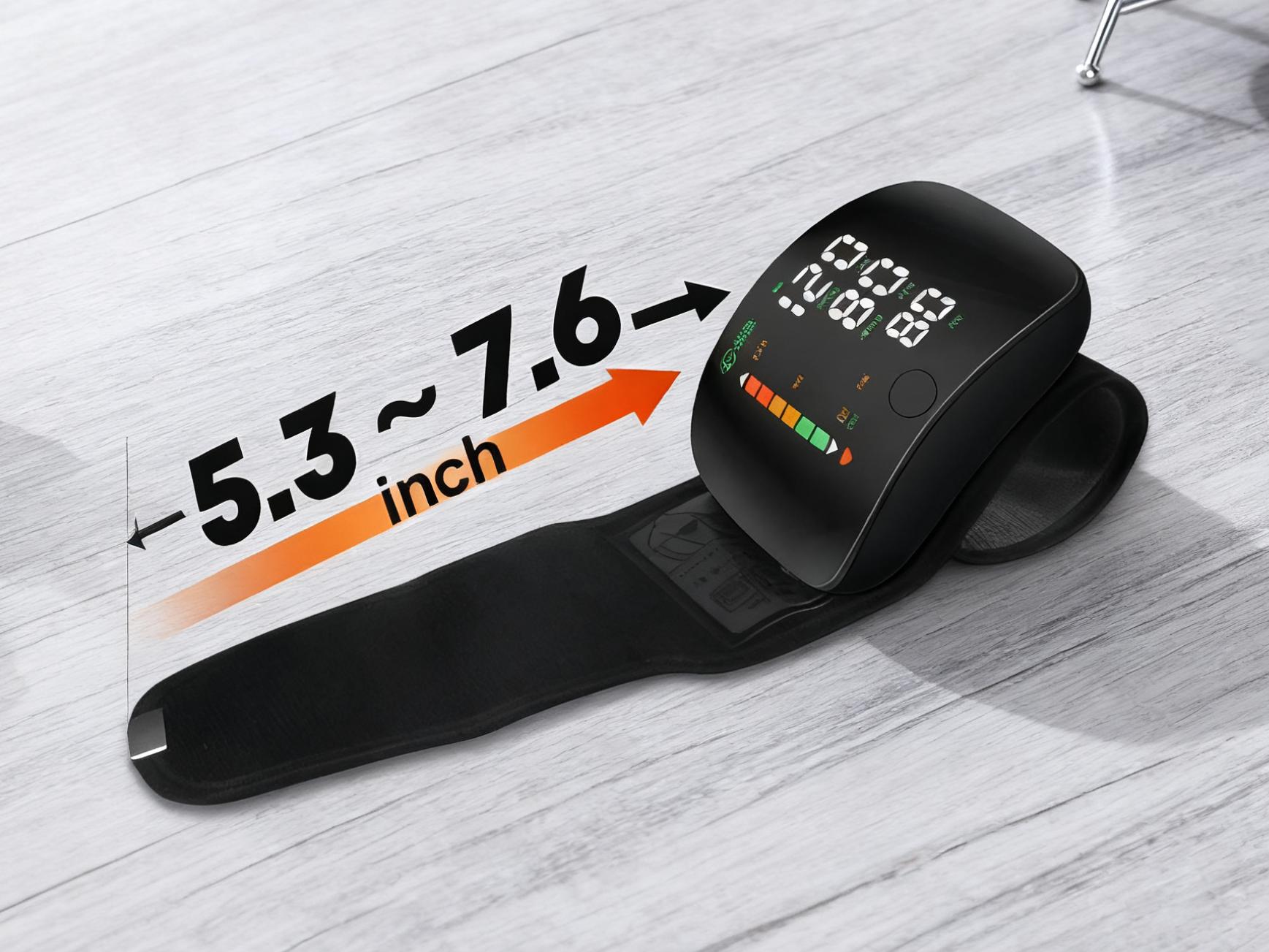 【New Upgraded】Rechargeable Wrist Blood Pressure with LED Touch Screen, Voice Broadcast & 99x2 Memory — Accurate Home BP Tracking Made Simple,Suitable 5.3 - 7.6 inches 【New Upgraded】Rechargeable Wrist Blood Pressure with LED Touch Screen, Voice Broadcast & 99x2 Memory — Accurate Home BP Tracking Made Simple,Suitable 5.3 - 7.6 inches