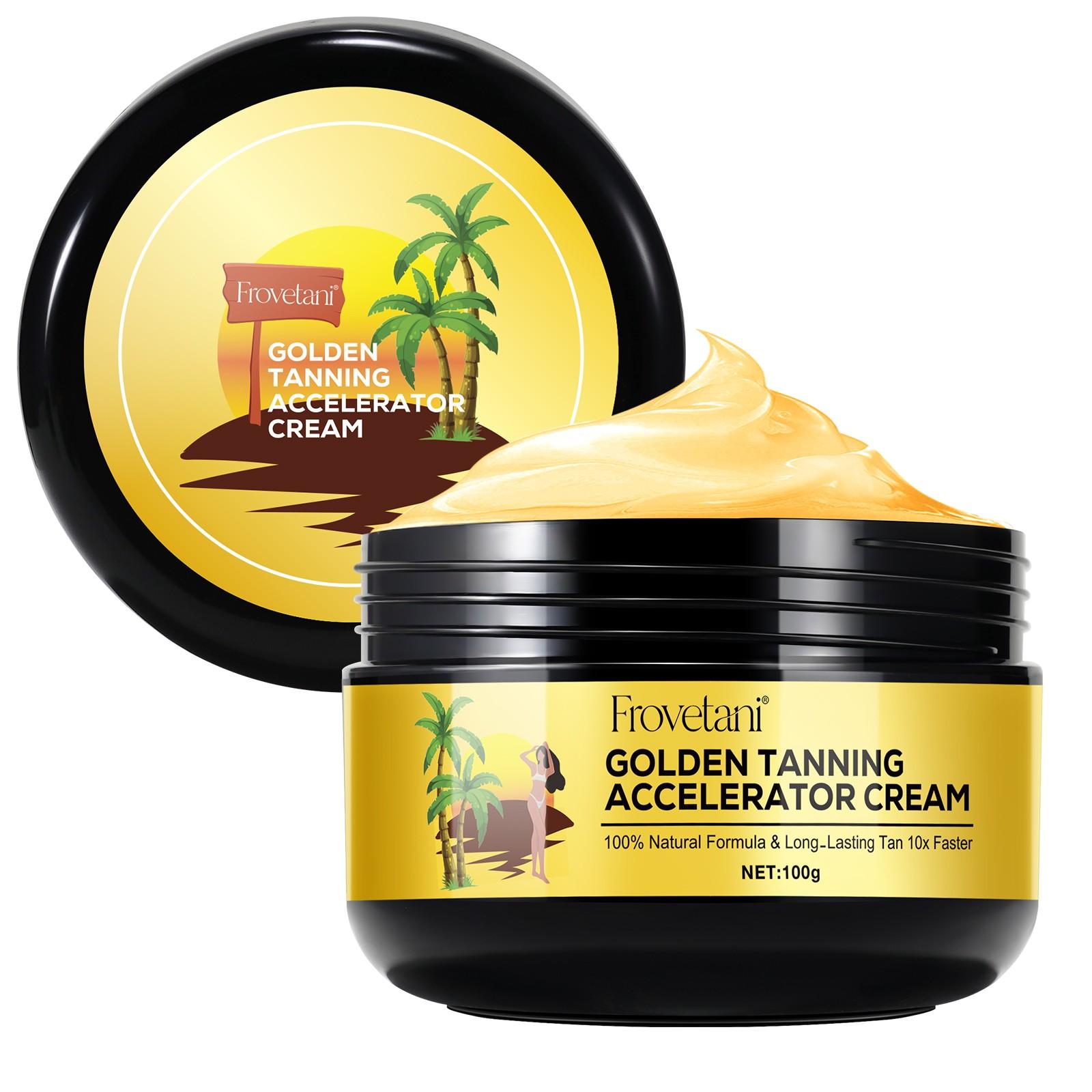 Tanning Cream, Body Tanner, Moisturizing Self Tanner, Quick Tan, Moisturizes Skin, Faster Tan, Longer Lasting Color, Achieve Cool Bronzed Look Easily