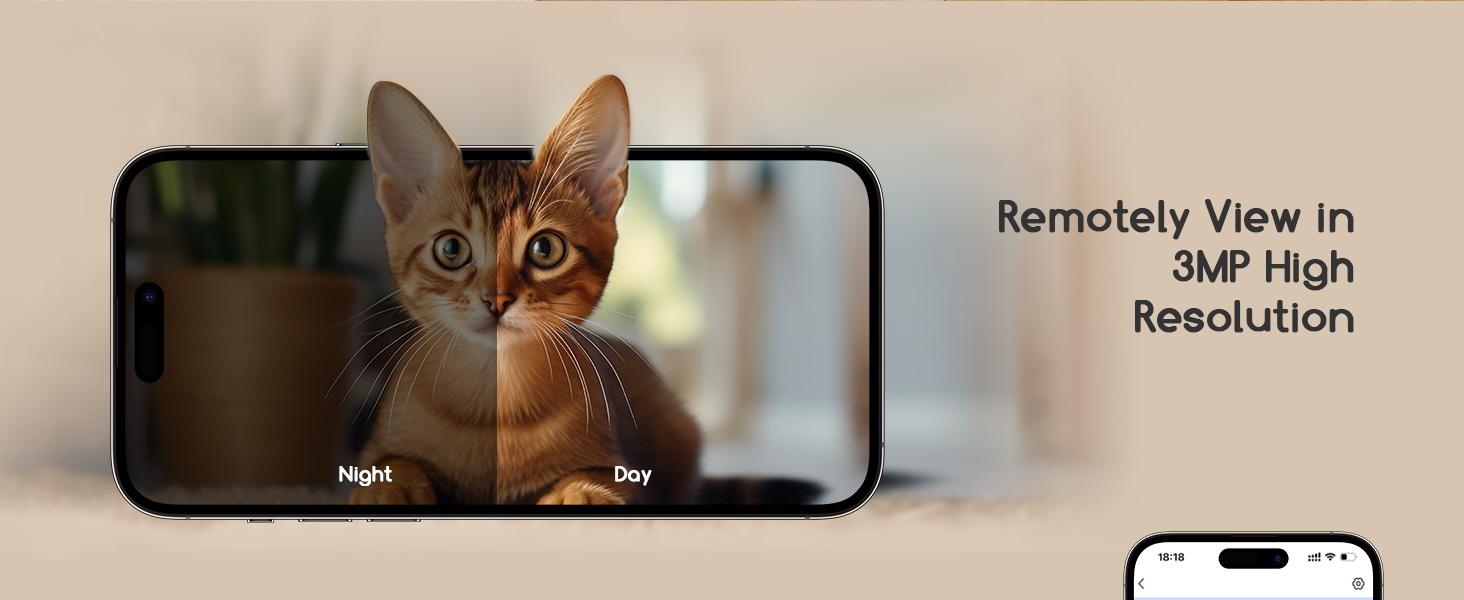 Smart Automatic Pet Feeder Single Unit for Cats & Dogs - 3MP HD Camera, 5G-2.4G WiFi, Night Vision, APP Control, 2-Way Voice Communication, Motion Alerts, Low Food Level Sensor, Timed Dispensing, Anti-Bite Cable, Desiccant Compatible