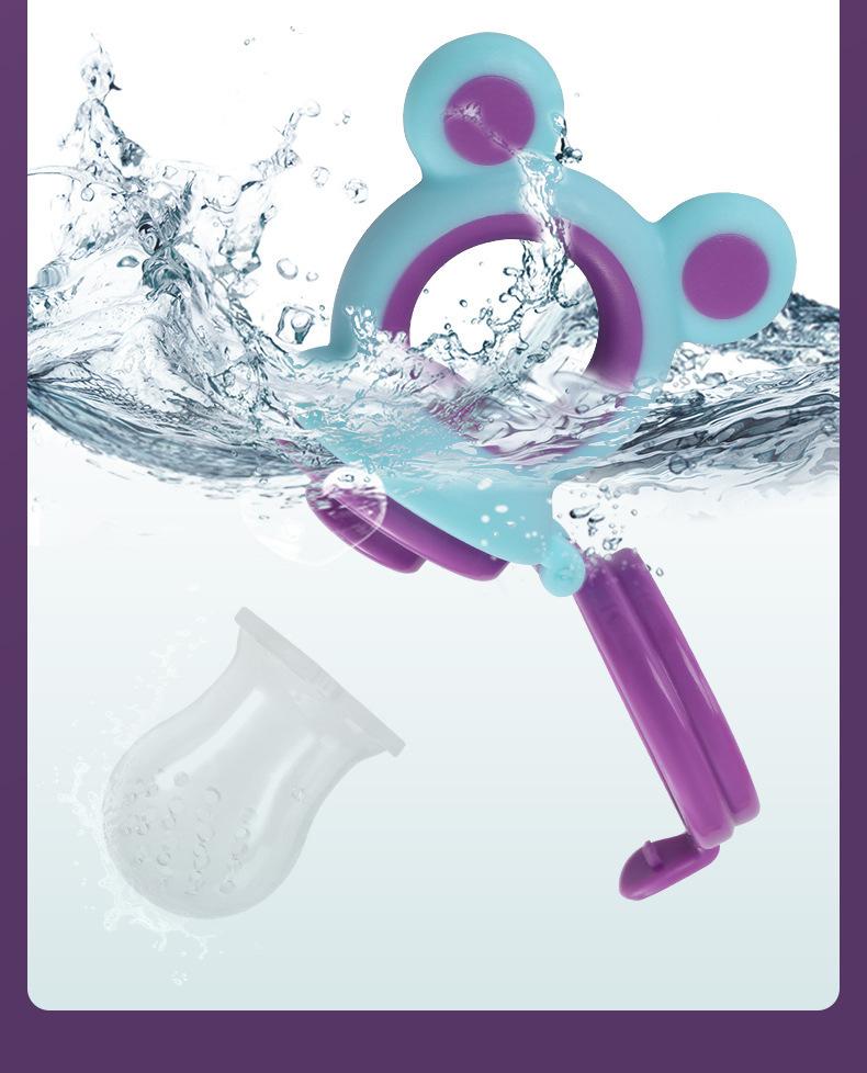 Silicone Baby Food Feeder |   Fresh Fruit & Veggie Teething Pacifier for Infants