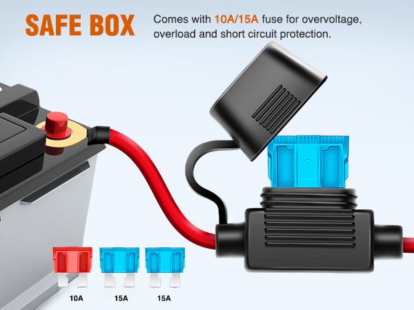 Nilight LED Light Bar 2PCS 18W Flood Off Road Lights 12V 5Pin Rocker Switch Wiring Harness Kit, Clear,White