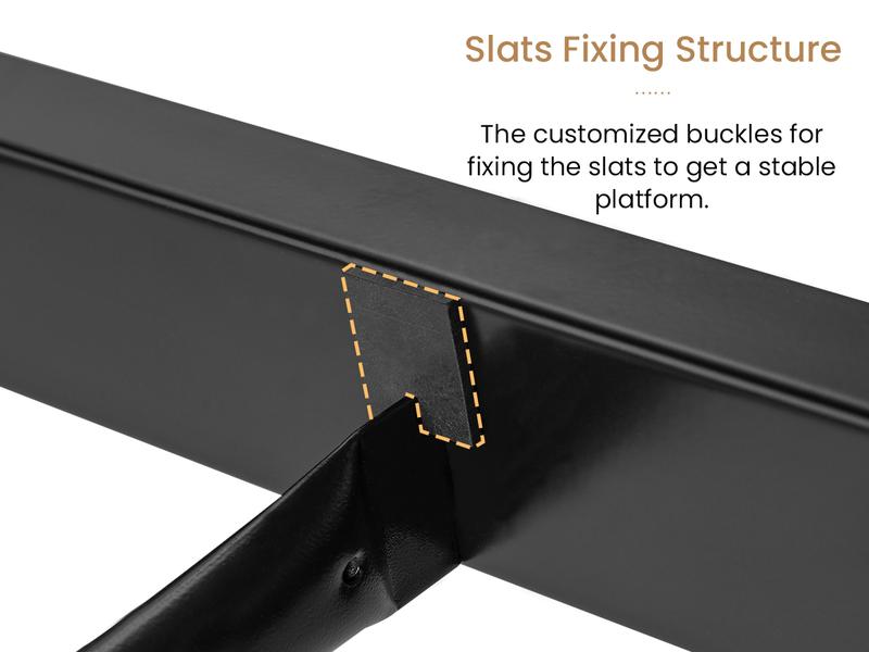 SHA CERLIN Bed Frame with Wooden Headboard,【Frame Only No Mattress】 Heavy Duty Metal Platform Bed, Single Platform Bed for Kids, No Box Spring Needed,Rustic Brown#ChristmasGifts#TikTokShopBlackFriday