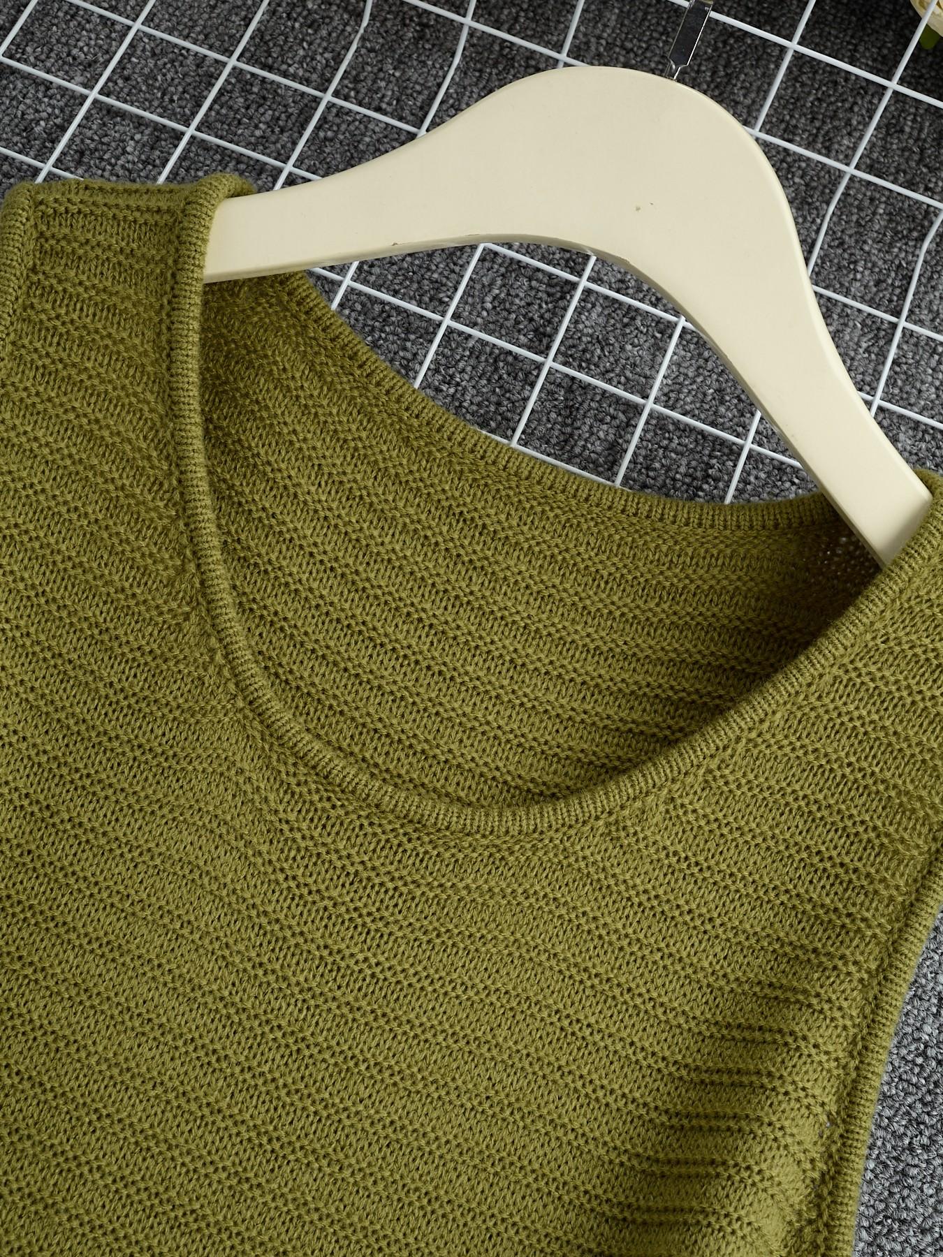 Elegant Knitted Bodycon Dress, Summer Vacation Fringe Skirt, Slim Fit Sleeveless Knit Vest Dress, Solid Round Neck Sweater Dress, Spring & Summer Women's Clothing Elegant Knitted Bodycon Dress, Summer Vacation Fringe Skirt, Slim Fit Sleeveless Knit Vest Dress, Solid Round Neck Sweater Dress, Spring & Summer Women's Clothing