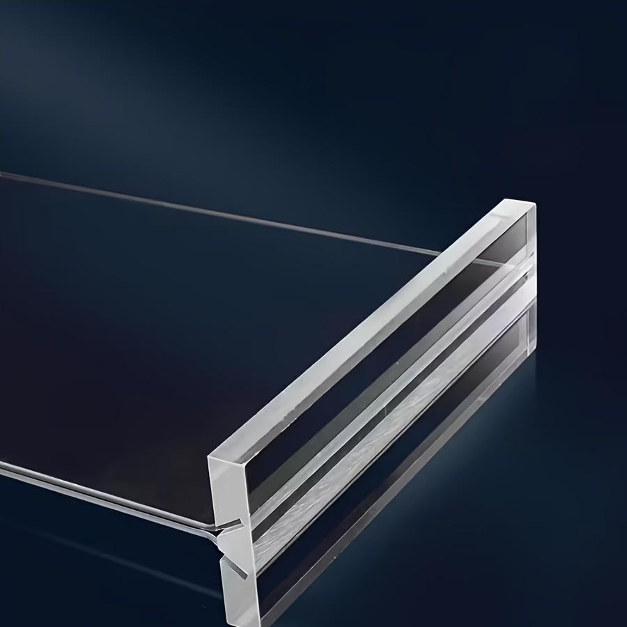 6-Piece Acrylic Menu Card Set, Transparent Wedding Table Number Holder, Double-Sided Frame, Ideal for Weddings, Parties, Special Events