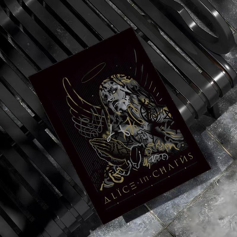 Fashion A-A-liceS in C-C-hainsS Poster HD Sticky Waterproof Wall Art High Quality Print Aesthetic Home Living Bedroom Bathroom hallway Decor Trendy Room Decoration Easy-To-Apply Gift Durable