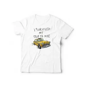 "Funny NYC T-Shirt - 'I Survived My Trip to New York' Holiday Design"