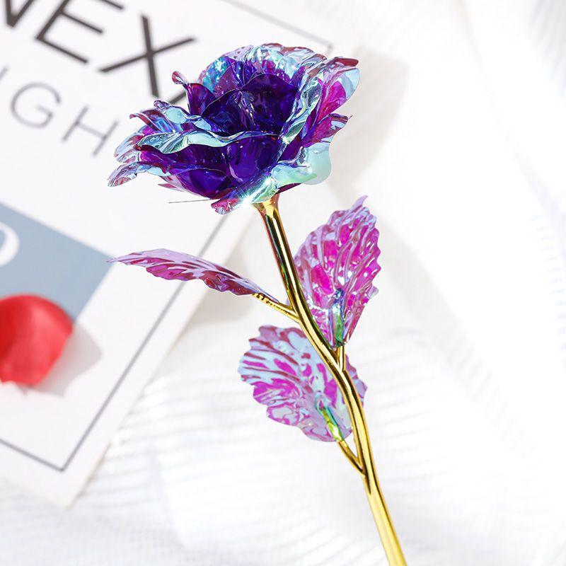 Realistic Rose Flower Decoration, Non-Dying Sunlight Color-Changing Design, Multiple Colors Available, Ideal Gift for Birthdays & Anniversaries
