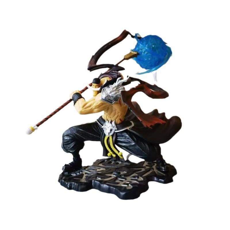 Anime Enthusiast Gift, Whitebeard One Piece Battle Pose Statue Model, Anime Character Statue, Anime Figure Collectible, Holiday Present for Fans