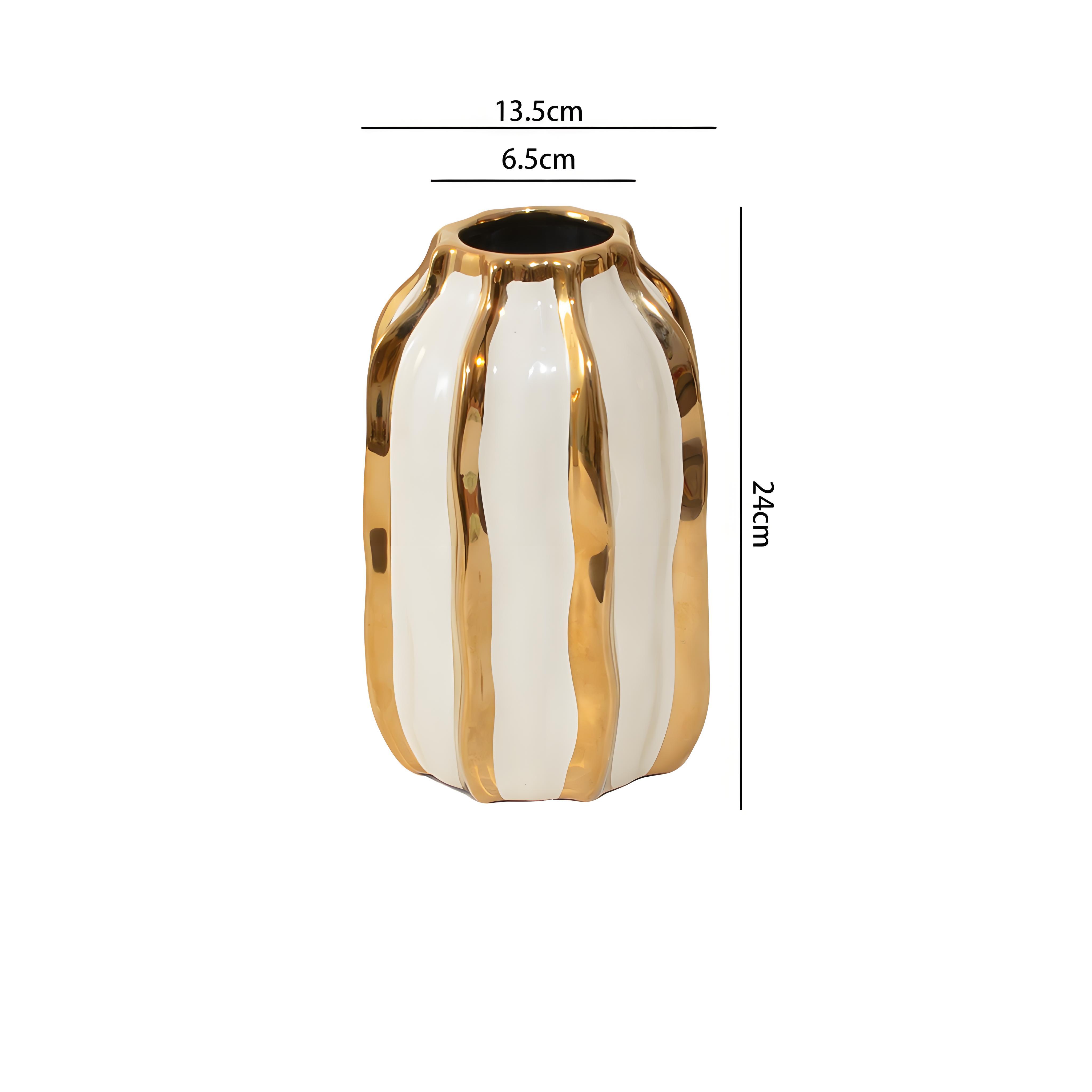 Modern Ceramic Vase for Living Room Decor, Creative Floral Arrangement Holder, Dried Flower Display Piece, Minimalist Home Ornament