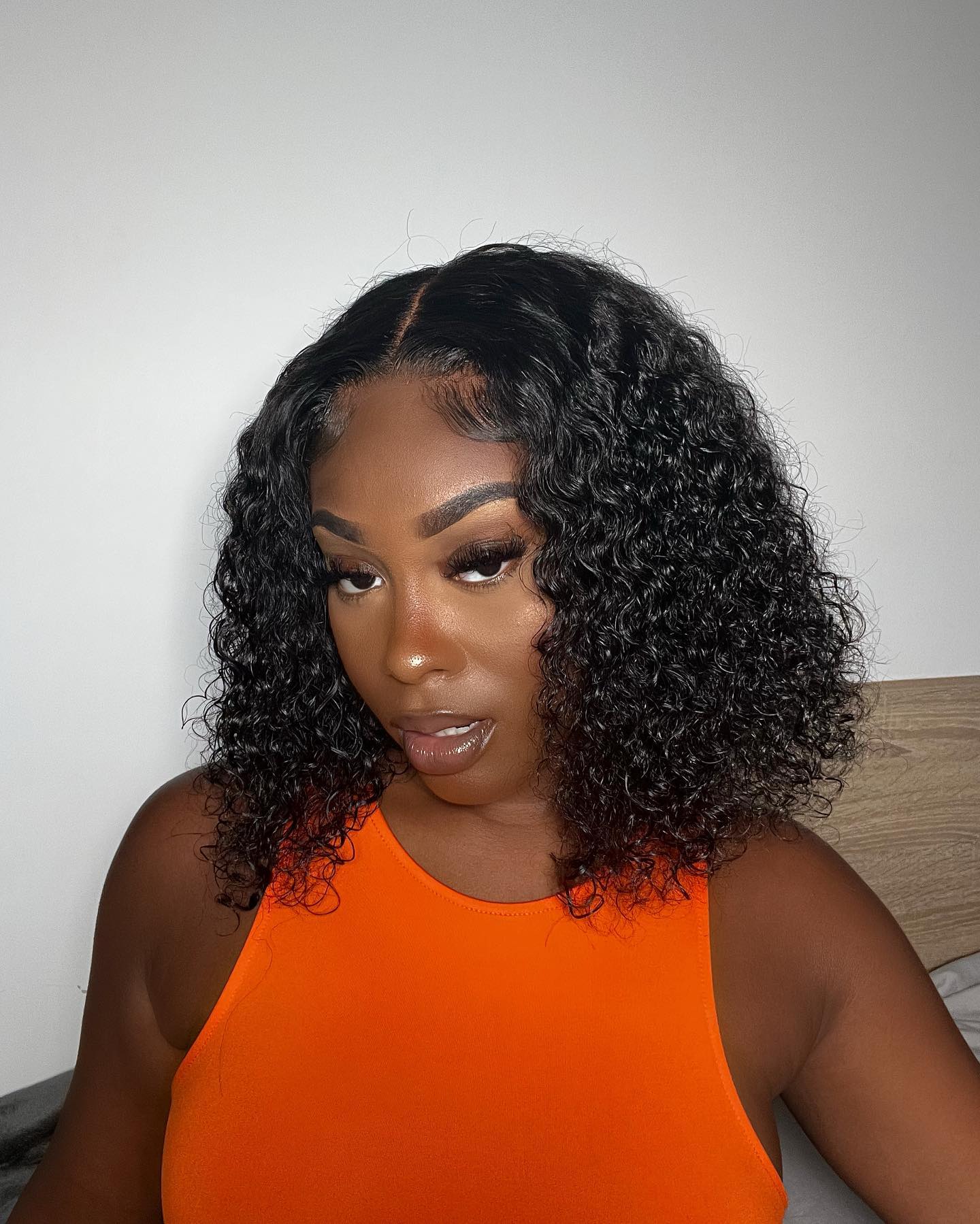 Short Bob Glueless Wigs Ready To Wear Deep Wave Curly Wigs Human Hair Wet and Wave 6x4 HD Lace Closure Wig For Women Pre Plucked 180%