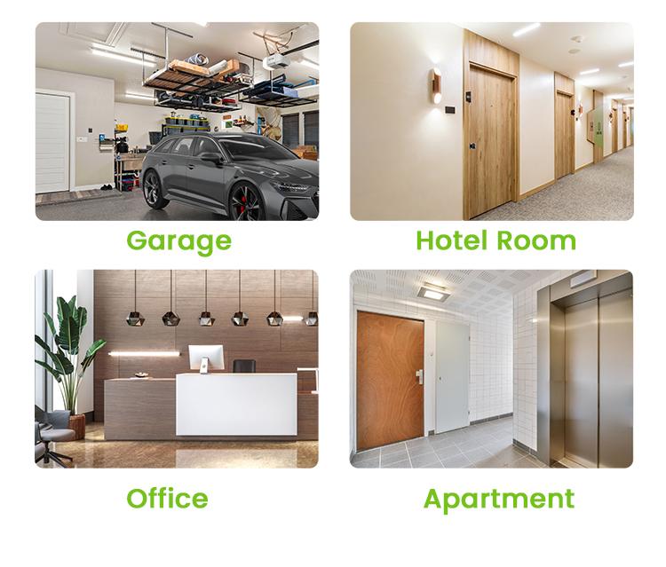 GHome Smart Fingerprint Door Lock, Keyless Entry Deadbolt with App Control, Auto Lock, Easy Installation, and Waterproof Design for Home and Apartment, Black