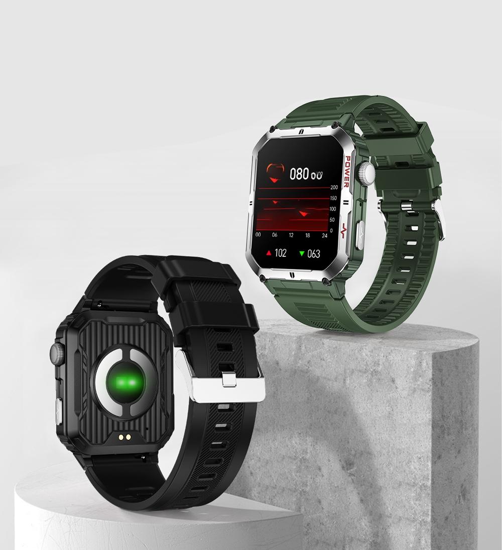 AI smartwatch 2.06 with full touchscreen, high appearance, low power consumption and long battery life. Scan for matching, 120+ sports modes, voice assistant, APP sports push. Stopwatch, camera remote control, music player, calculator. Perfect gift for