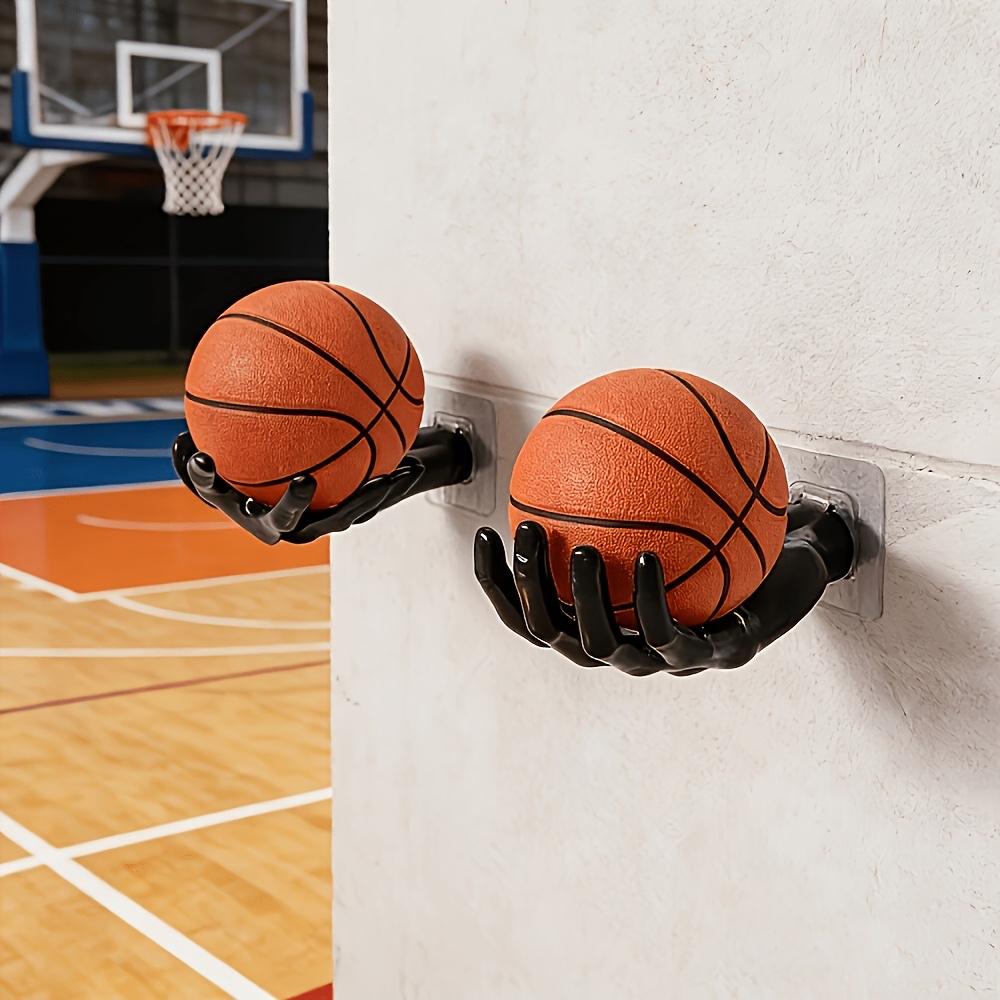 Wall-Mounted Ball Rack, Space-Saving Vertical Storage Holder, Durable & Easy to Install, Multi-Ball Display Stand for Players & Coaches, Ideal for Garage, Perfect Gift for Basketball & Soccer Fans
