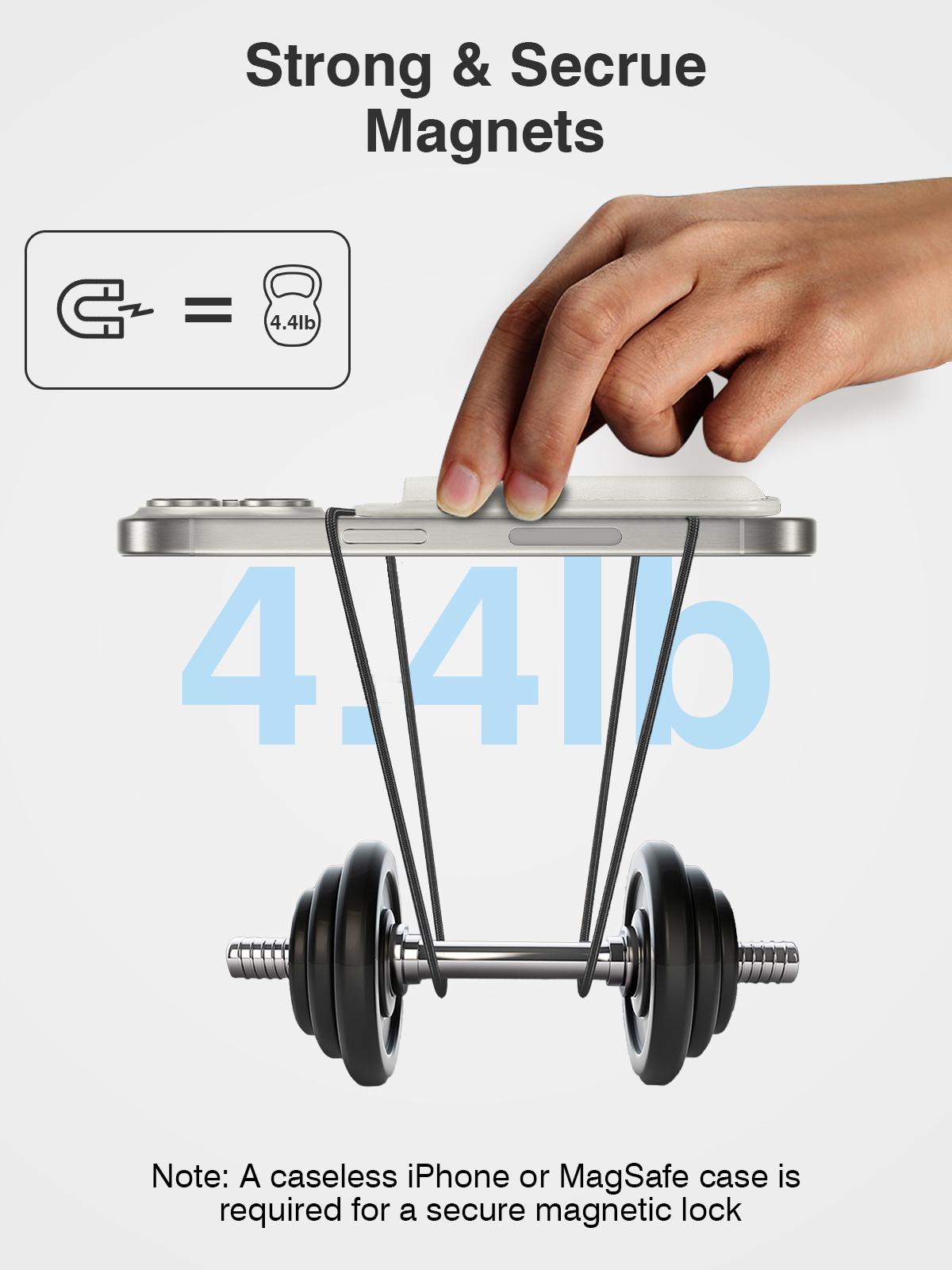 Magsafe Wallet Card Holder for iPhone 16/16 Pro, Phone 16/15/14/13/12 Series, RFID Blocking, Fit 4 Cards, Blue, Portable Cellphone Cooler Magsafe Wallet Card Holder for iPhone 16/16 Pro, Phone 16/15/14/13/12 Series, RFID Blocking, Fit 4 Cards, Blue, Portable Cellphone Cooler