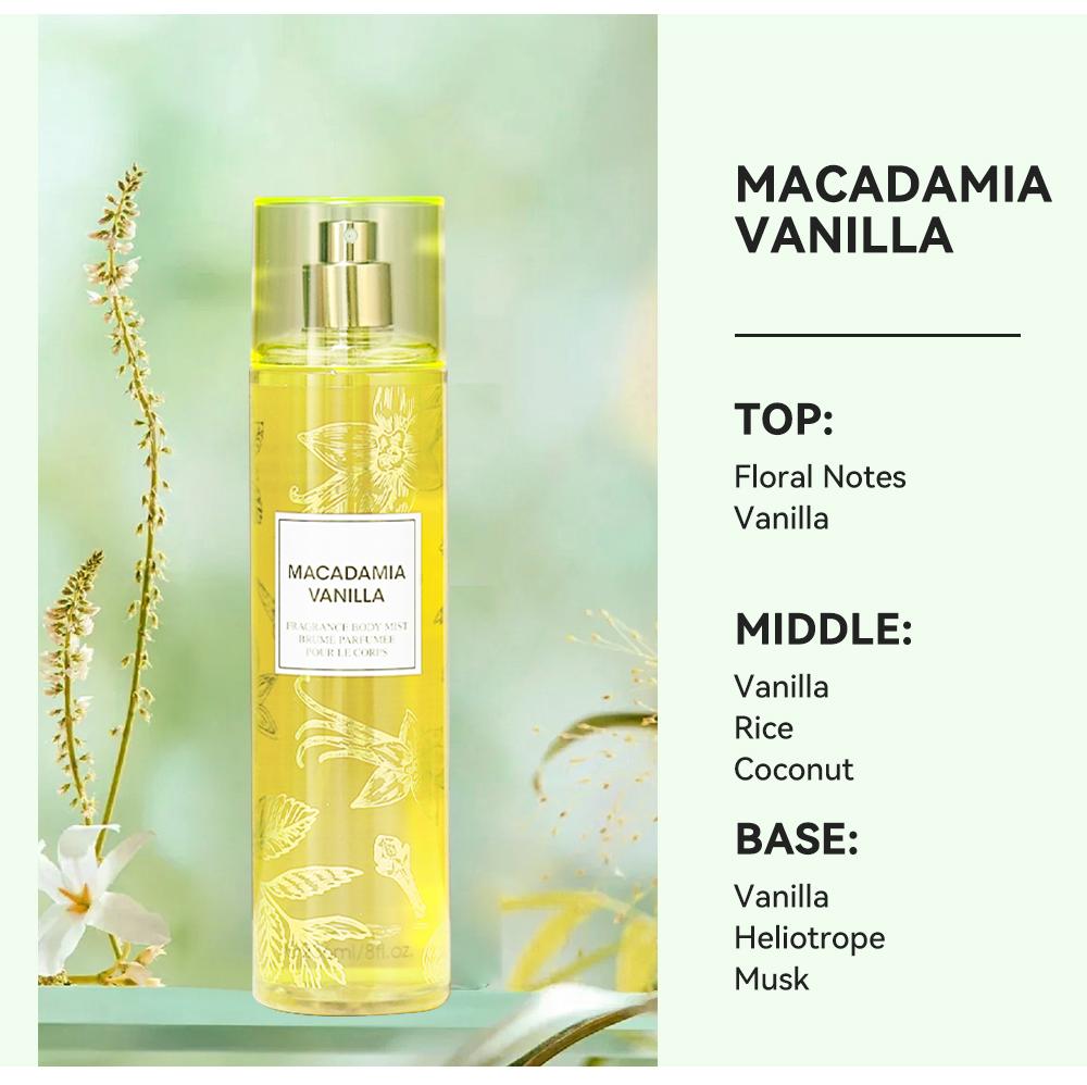 8 FL OZ Hair & Body Fragrance Mist for Women - Long-Lasting Perfume, Perfect for Dating, Parties and Gift Giving Floral Mint Scent Lightweight Scent Highly Scented