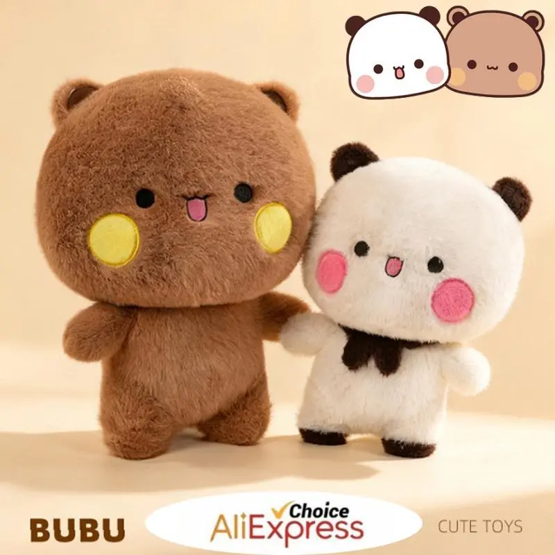 Unisex 25-60cm Bubu, Yier, Dudu Cartoon Plush Toys - Soft-Filled Cute Panda Dolls, Kids' Birthday Gifts with Fast Delivery