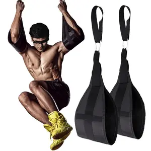 Hanging Ab Straps, suspension arm training straps, gym abdominal straps, suspension training straps for arm pull-ups and for supporting knee and leg raises