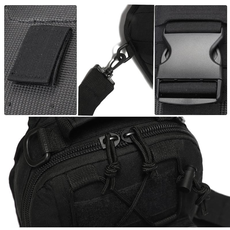 Outdoor Tactical Bag Backpack, Military Sport Bag Pack Cross-body Molle Sling Shoulder Backpack Tactical Bag for Every Day Carry FathersDayGift TikTokShopJumpstartSale