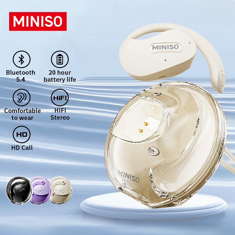 MINISO X15pro Wireless Headphones Bluetooth 5.4 OWS Waterproof Sport Earphones Noise Reduction Headsets HIFI Stereo
