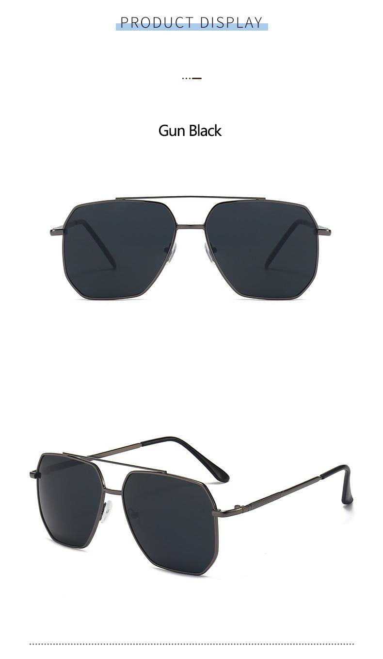 New Classic Pilot Sunglasses for Men & Women, UV400 Protection Metal Frame Mirror Lens Fashion Shades, Ideal for Driving Fishing Business Daily Leisure Summer Vibes