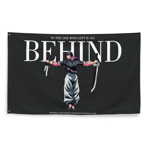 Toji Anime Jujutsu Print Flag Banner - 3x5ft Light Cotton Linen Tapestry, Dorm Decor for Guys, Unique Room Decor, Flags for Room Home Supplies