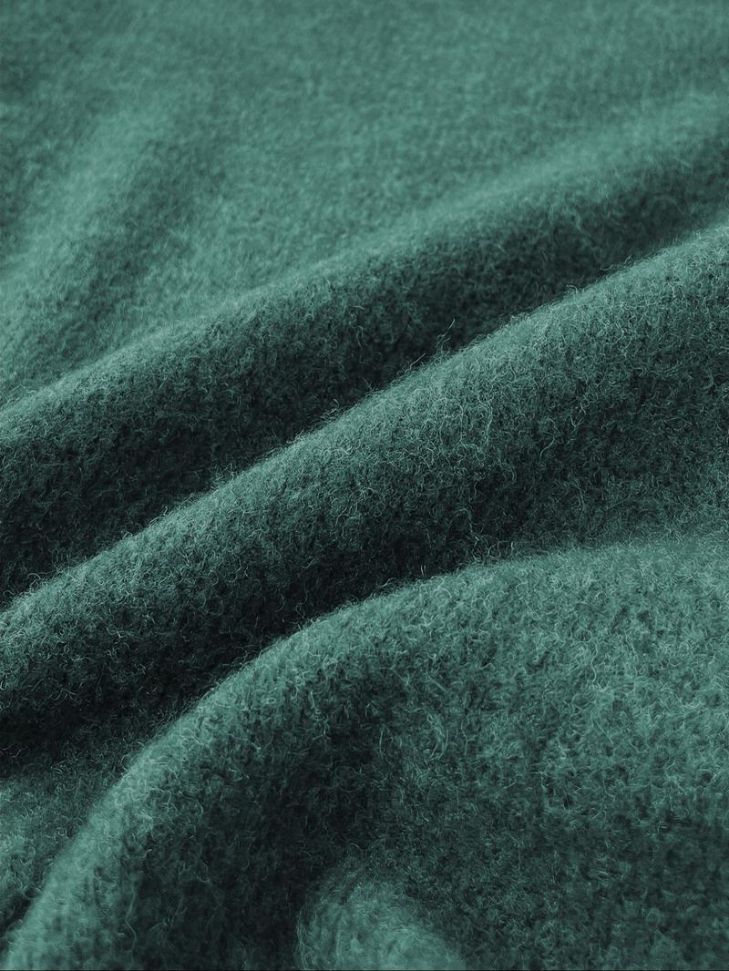 [Autumn and Winter] Merry Christmas Women's Casual Fashion Round Neck Faux Sweater Top, Women's Christmas Round Neck Faux Sweater Top - Christmas Tree Print Comfortable Round Neck Faux Sweater Top, Lady