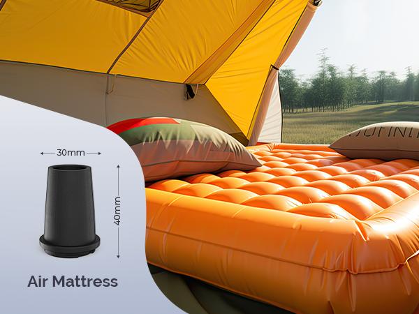 ETENWOLF AIR 3 Air Pump for Inflatables with 2600 mAh Battery & Camping Light, Ultra-Fast and Mini Electric Air Pump, Inflate Deflate for Air Mattress, Pool Floats, Vacuum Storage Bags SpringStatements