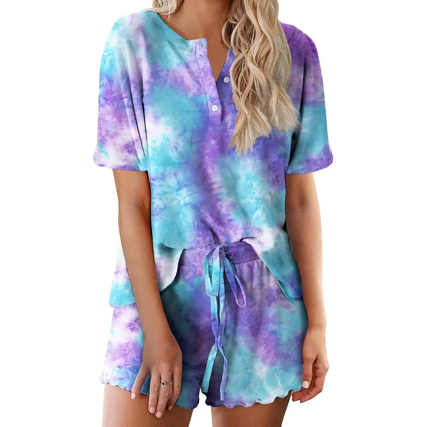 Tie Dye Blue and Purple