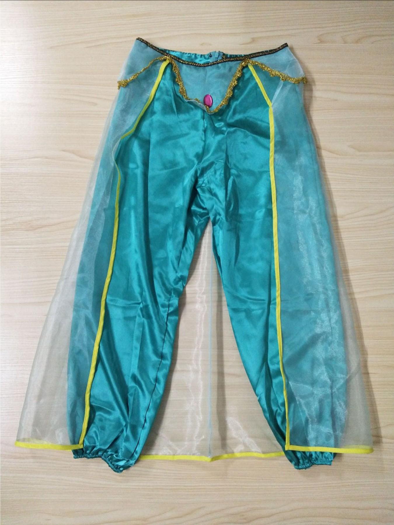 Aladdin Jasmine Princess Dress European and American Adult Cosplay Aladdin Role Play Stage Costume