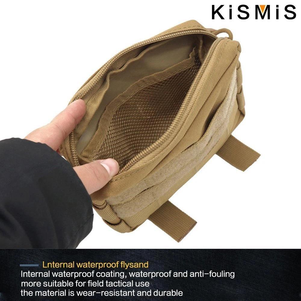 Tactical Nylon EDC Pouch: Multi-Function Durable Outdoor Hiking Gear Organizer, Quick-Release Vest & Waist Bag, Survival Equipment Carry System for Outdoor, Students, and Everyday Use.