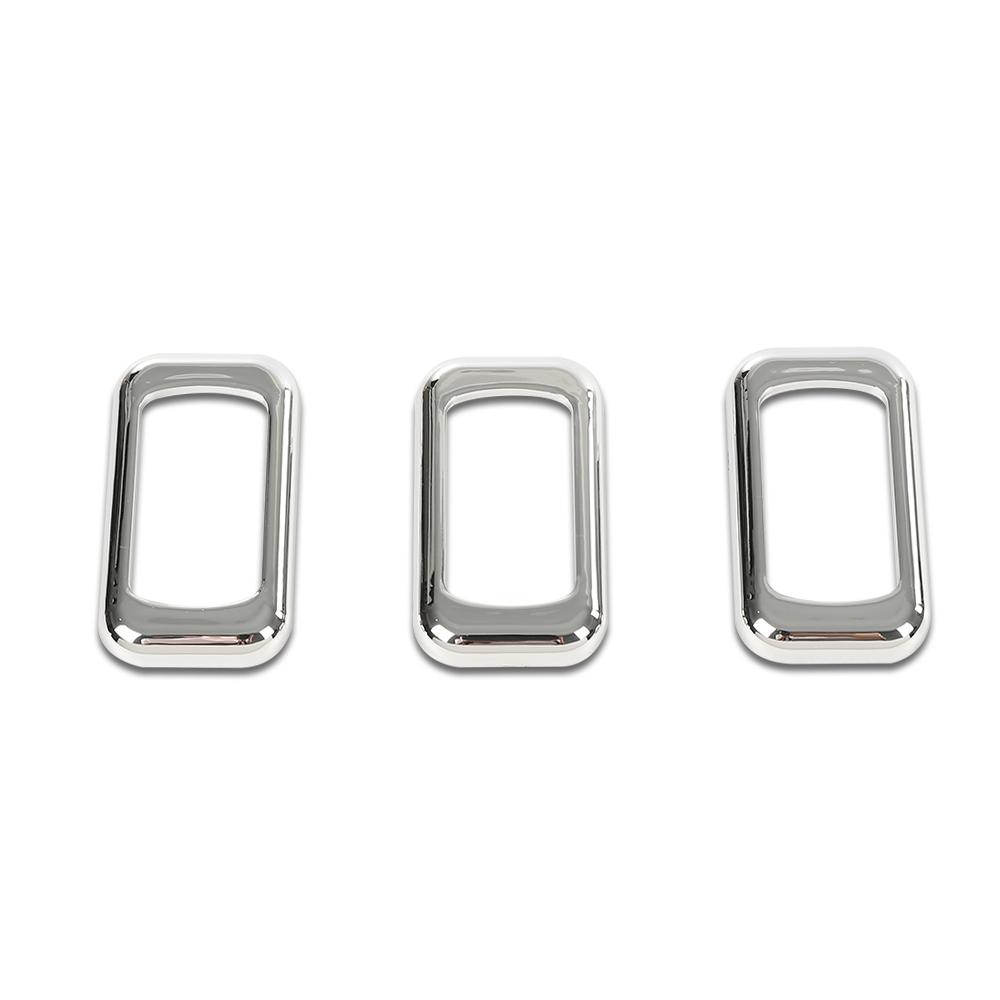 CROSSDESIGN 3/6Pcs Chrome Rocker Switch Trim Bezel Fit For Peterbilt Keworth Freightliner Fits many Freightliners and some Peterbilt and Kenworths using rocker switches High Reliability