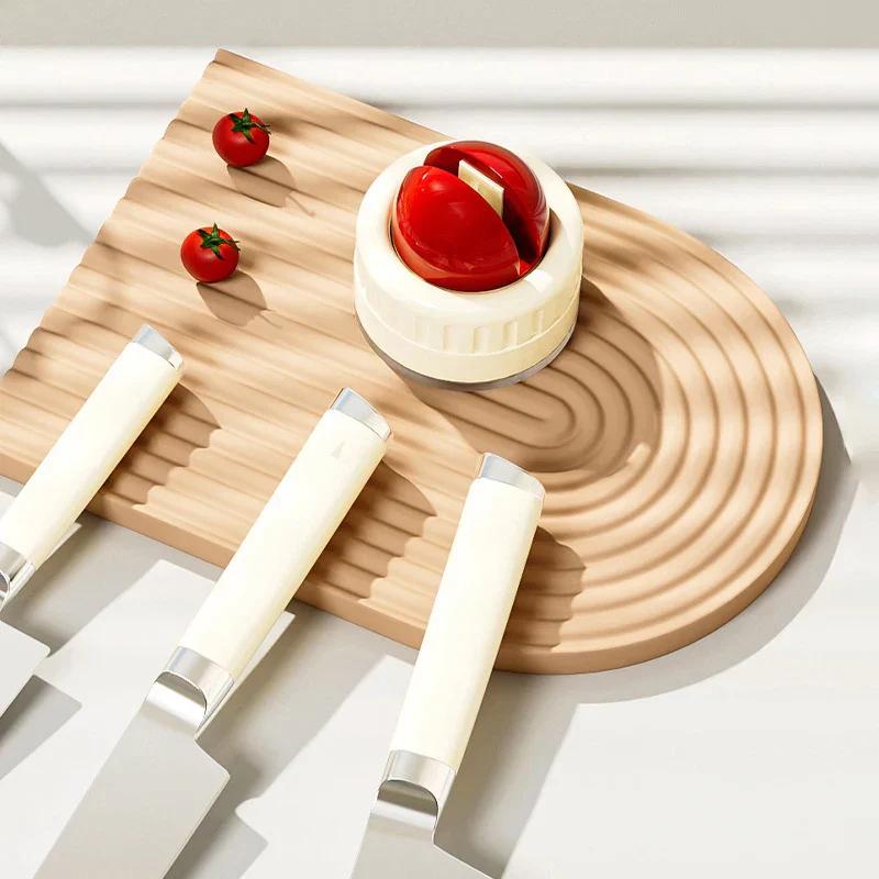 Knife Sharpener | Portable Rapid Knife Sharpener & Kitchen Knife Sharpener (with Suction Base) | for Kitchenware Home Cutting