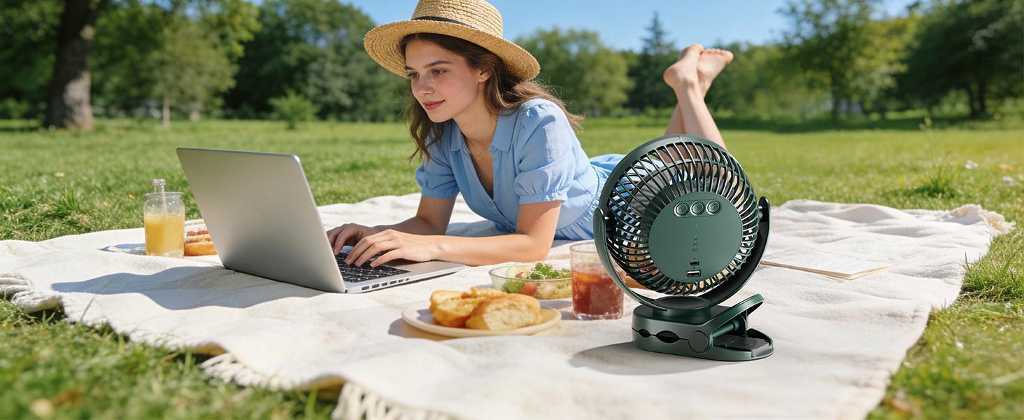 Camping Fan with Remote Control-12000mAh Rechargeable Battery Powered Fan, Camping Fans for Tents with LED light & Hanging Hook, Rechargeable Battery Operated Ceiling Fans for Tent, RV, Bed, Green Camping Fan with Remote Control-12000mAh Rechargeable Battery Powered Fan, Camping Fans for Tents with LED light & Hanging Hook, Rechargeable Battery Operated Ceiling Fans for Tent, RV, Bed, Green
