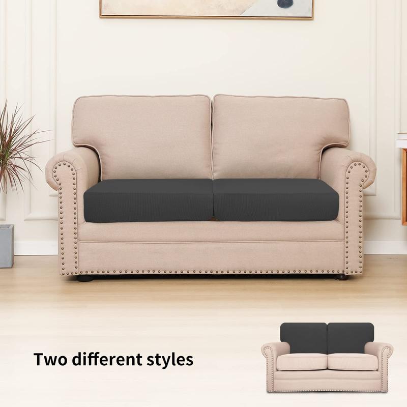 Easy-Going Stretch Cushion Covers for Sectional Sofa Left/Right L Shape Chaise Lounge Sofa Seat slipcover Anti-Slip Sofa Cover Soft Easy-Going Stretch Cushion Covers for Sectional Sofa Left/Right L Shape Chaise Lounge Sofa Seat slipcover Anti-Slip Sofa Cover Soft