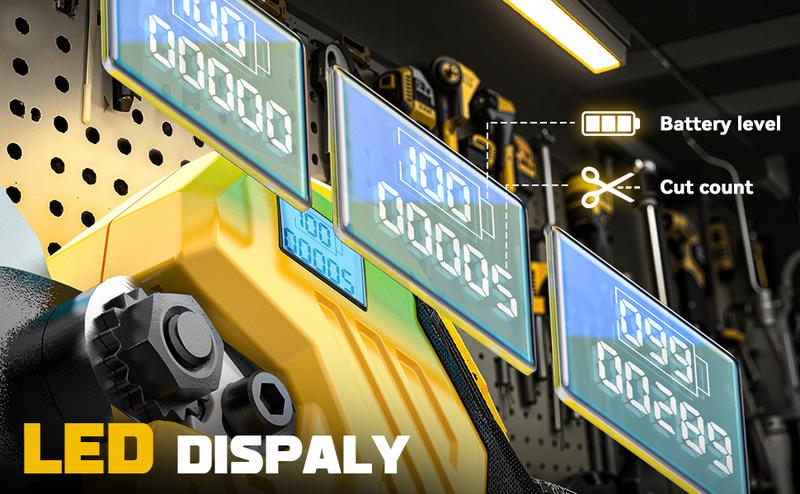 Electric PVC Pipe Cutter Compatible with DEWALT 20V Battery (NO BATTERY!!), 1-5/8" (32mm) Pipe Cutter Tool Brushless Motor Tubing Cut 240W Cordless