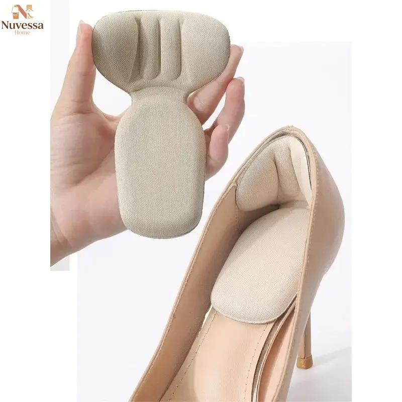 NUVES Anti-Heel Liners, Insole Pads, Heel Protector Women& Men, Shoes Accessories Outdoor,, Travel,Home, Office, School, Gifts Wife Footwear ComfortDesigner Active